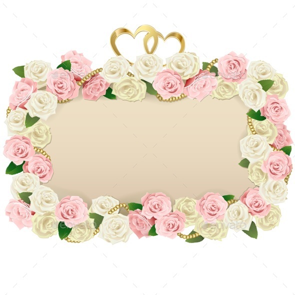 Vector Wedding Flower Board - Weddings Seasons/Holidays