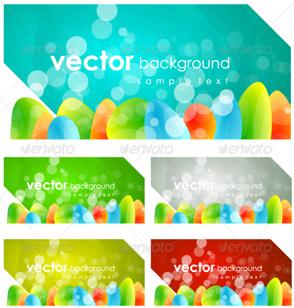 Abstract colorful banners - Web Technology