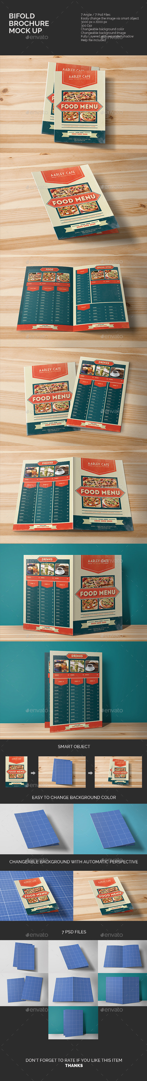 Bifold Brochure Mock-up - Brochures Print