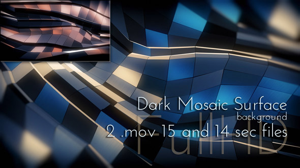 Dark Steel Mosaic Surface alt