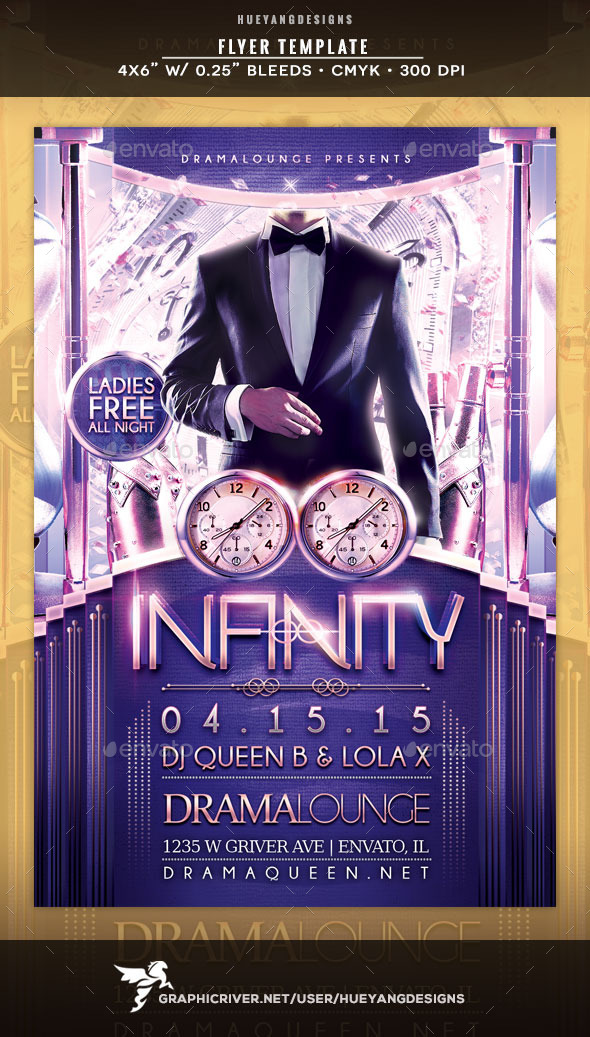 Infinity Flyer - Clubs & Parties Events