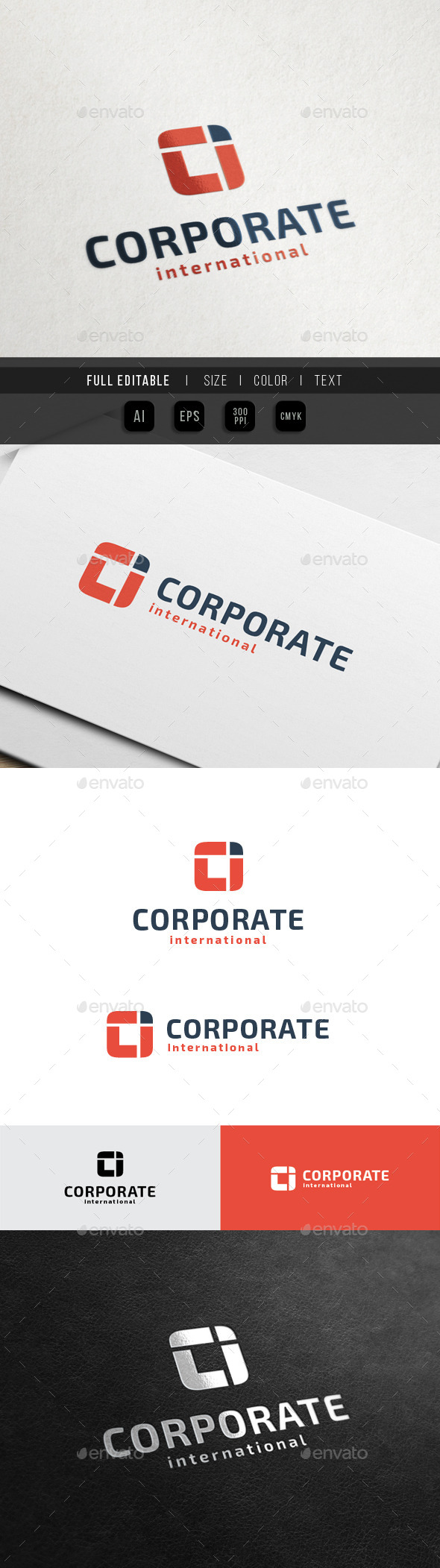 Square Finance - C I - O letter - Symbols Logo Templates