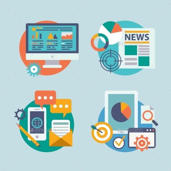 Internet Marketing Icons - Web Technology
