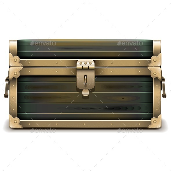 Wooden Chest - Man-made Objects Objects