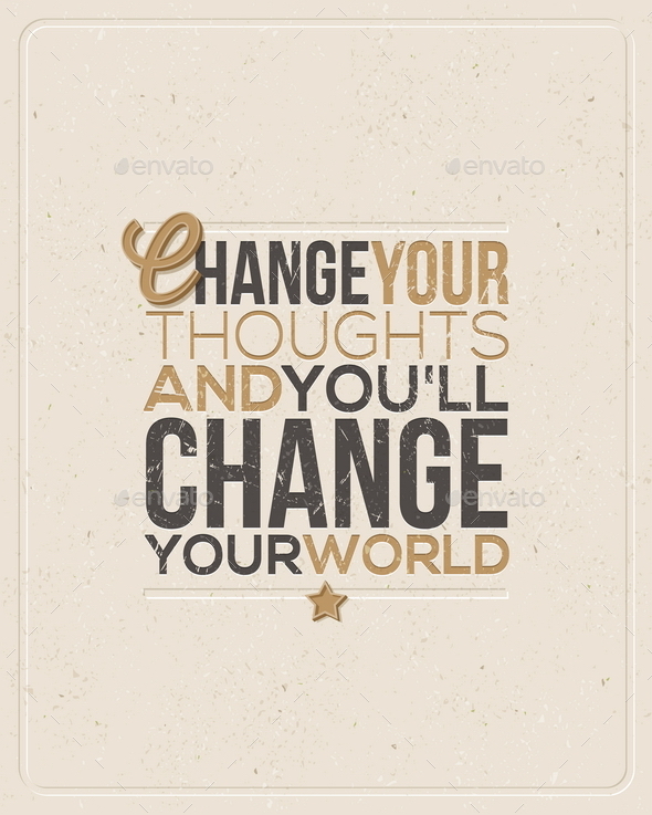 Quote Typographical Design - Conceptual Vectors