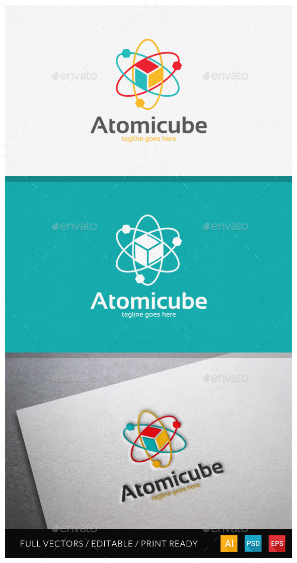 Atomicube Logo Template - Symbols Logo Templates