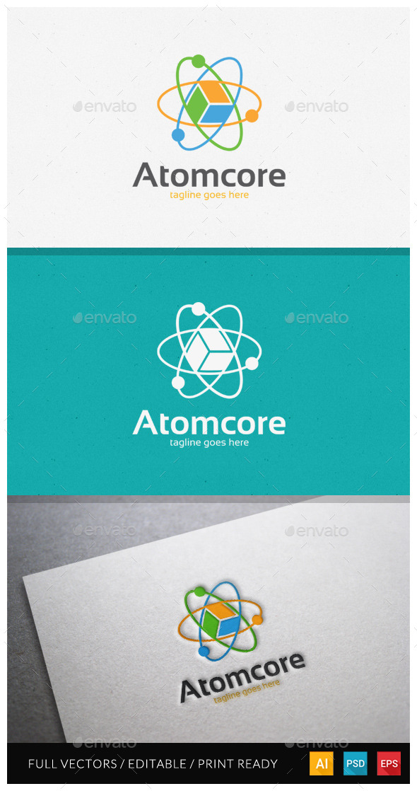 Atomcore Logo Template - Symbols Logo Templates