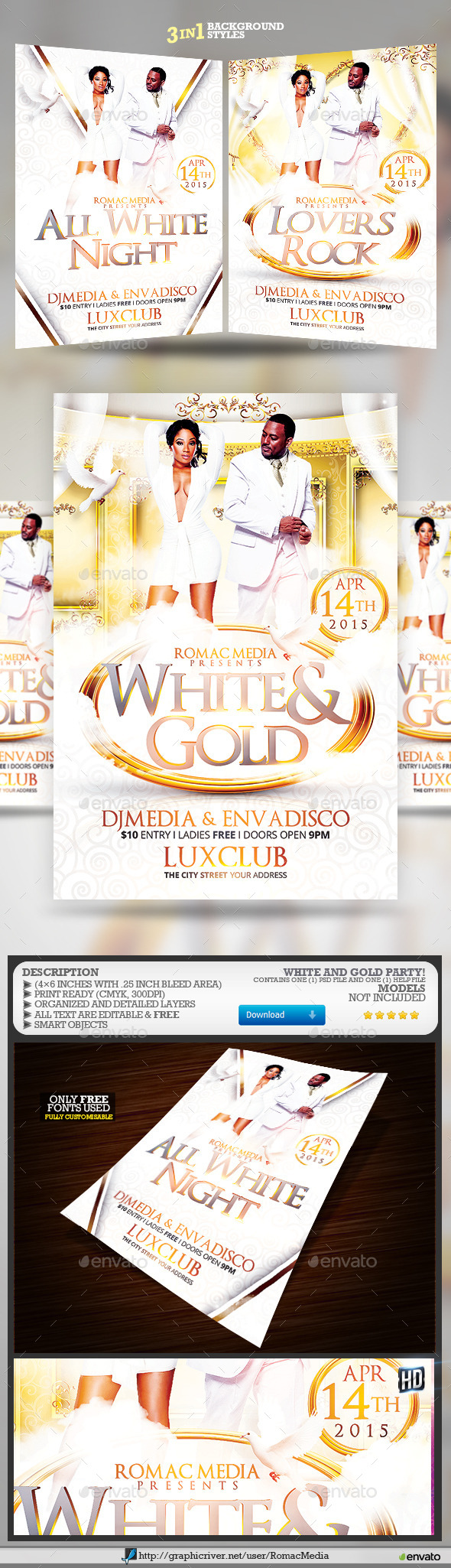 White and Gold Birthday Party - Clubs & Parties Events