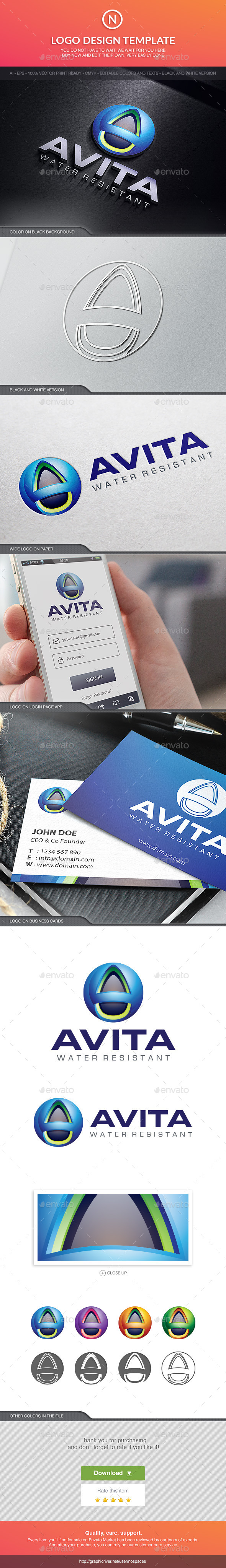 Avita Water - 3d Abstract
