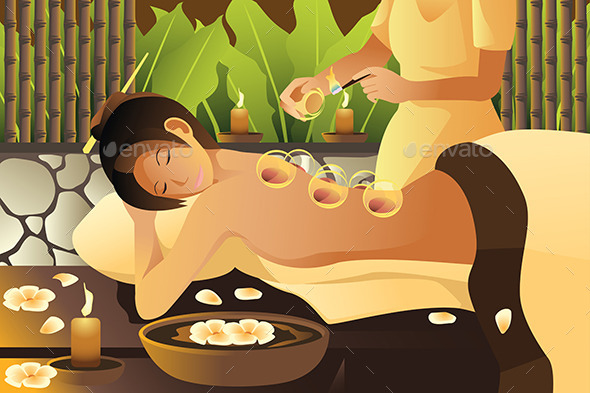 Cupping Therapy - Health/Medicine Conceptual
