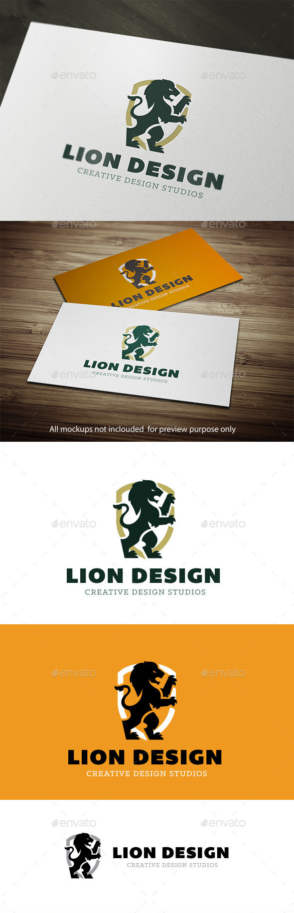 Lion Logo - Crests Logo Templates