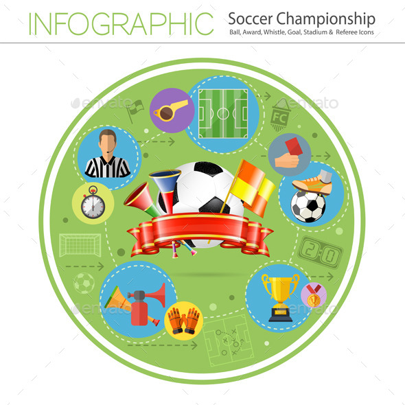 Soccer Infographics - Sports/Activity Conceptual