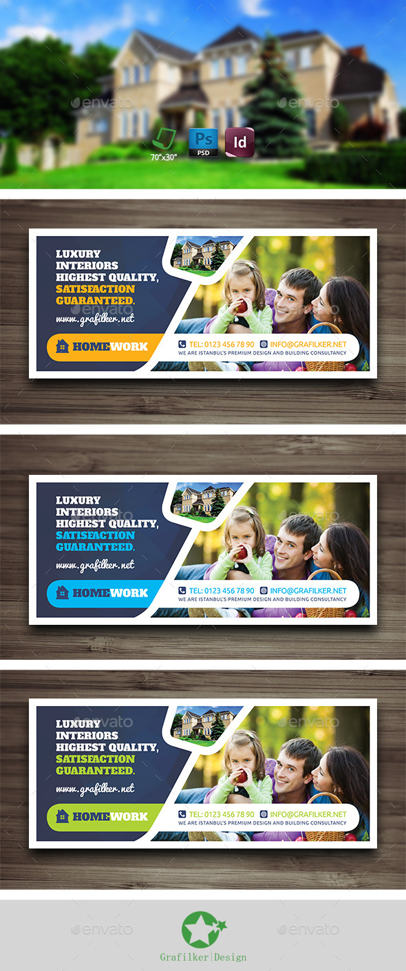 Real Estate Billboard Templates - Signage Print Templates