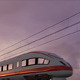 High Speed ICE Train During Sunset - VideoHive Item for Sale