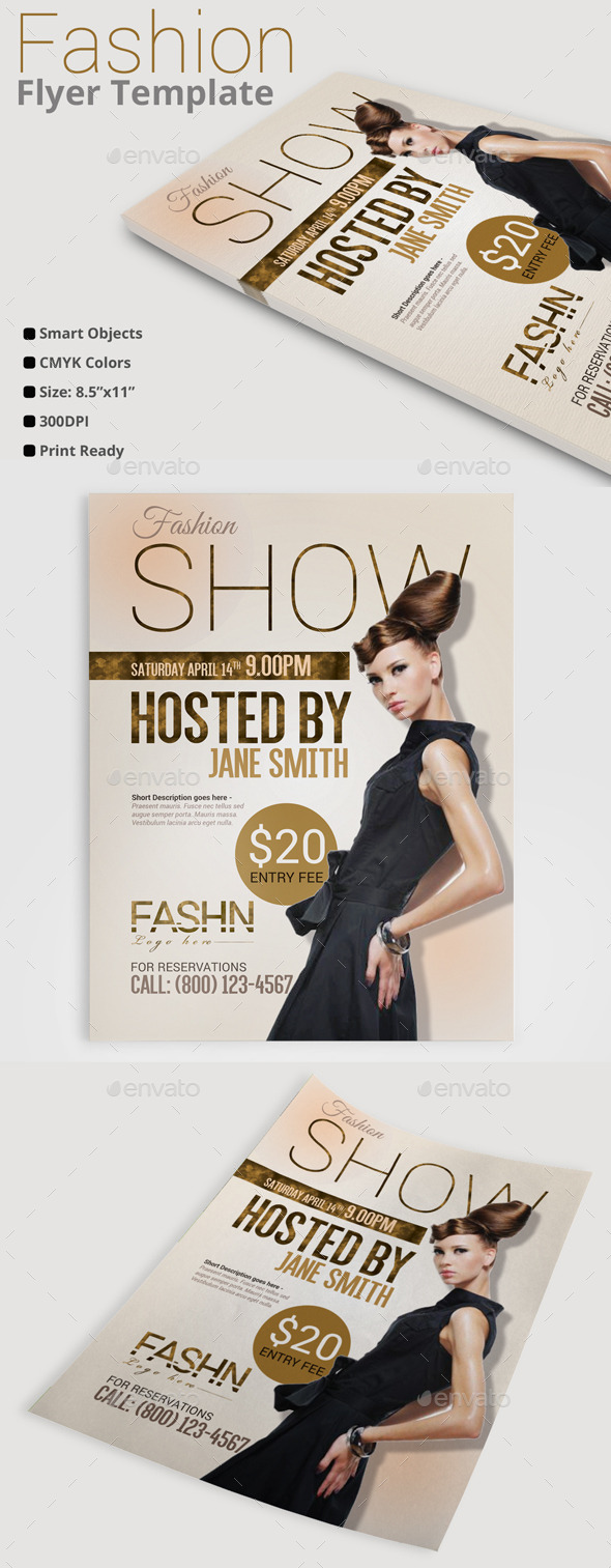 Fashion Show Flyer - Commerce Flyers