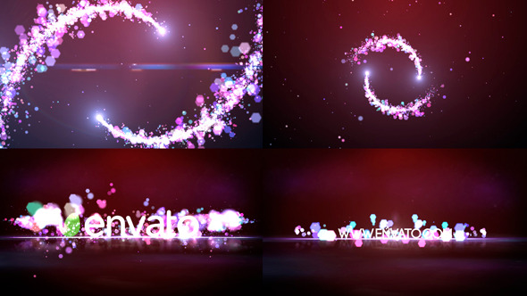 Colorful Particles Logo