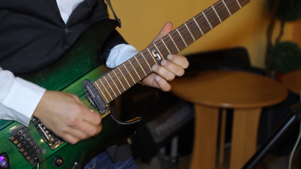 Hands Guitarist Playing The Guitar alt