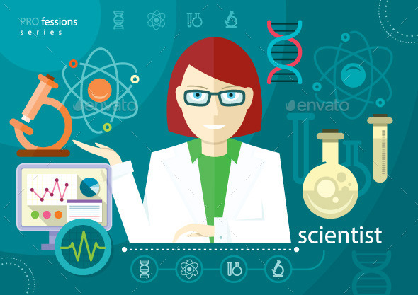 Profession Scientist - Health/Medicine Conceptual