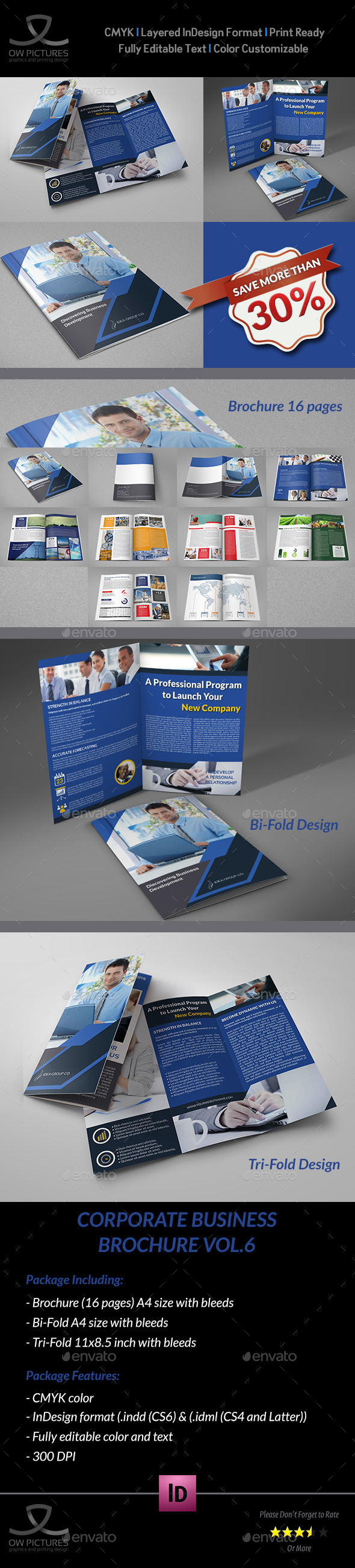 Company Brochure Bundle Vol.6 - Brochures Print Templates