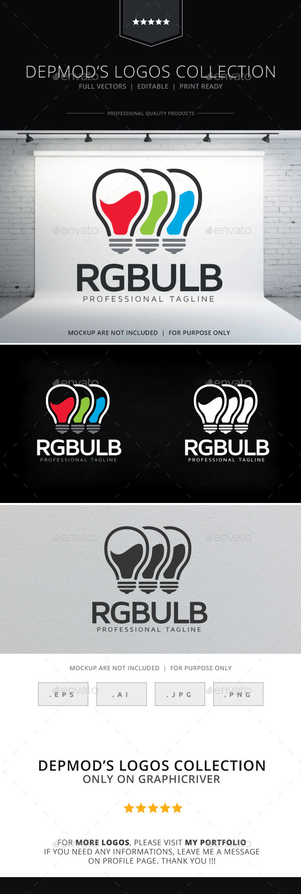 RGBulb Logo - Objects Logo Templates