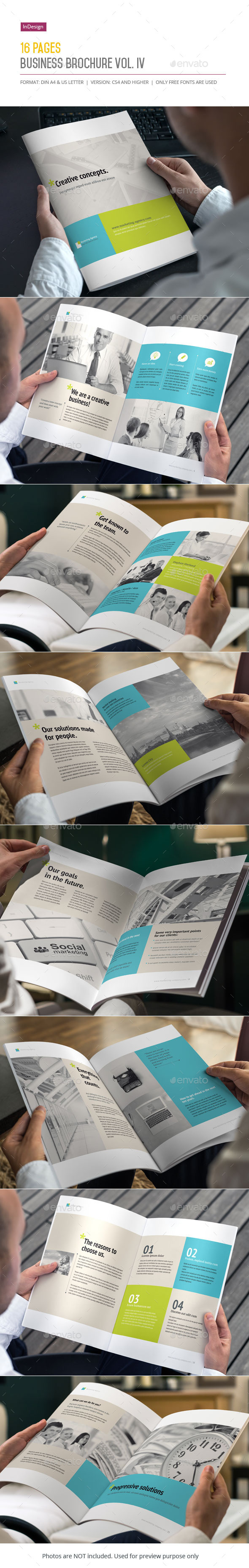 16 Pages Business Brochure Vol. IV - Corporate Brochures