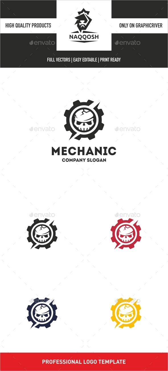 Mechanic - Symbols Logo Templates