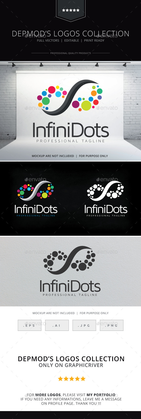 Infini Dots Logo - Symbols Logo Templates