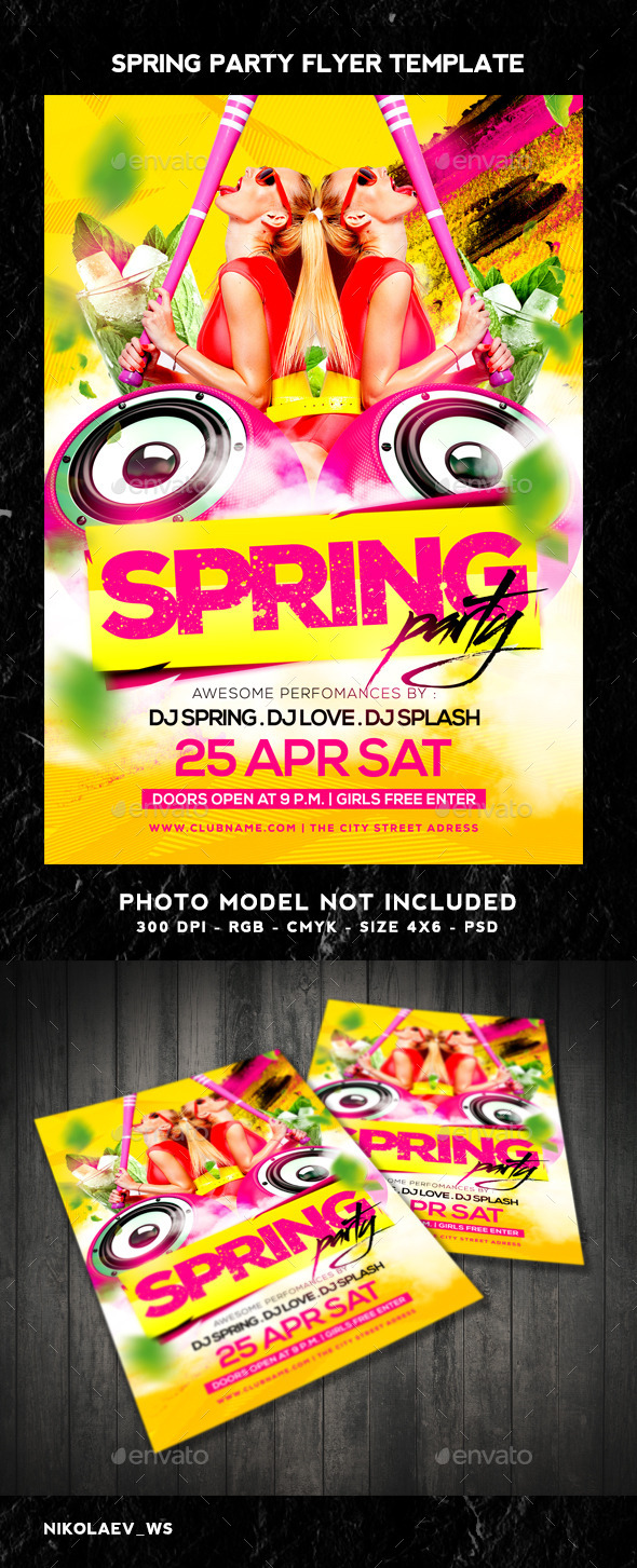 Spring Party Flyer