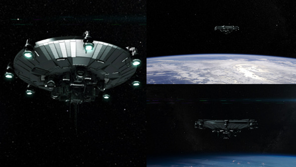 UFO Spacecraft Entering Earth Stratosphere  alt