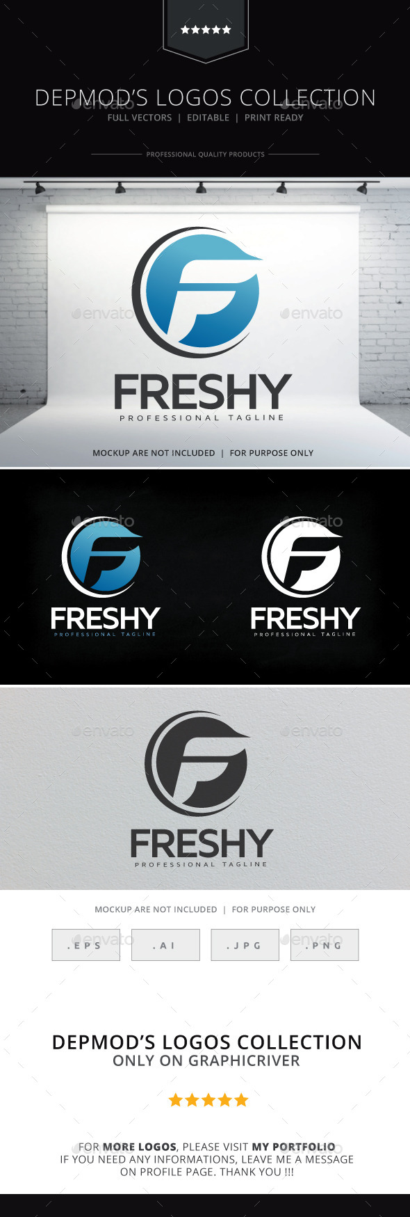 Freshy Logo - Letters Logo Templates