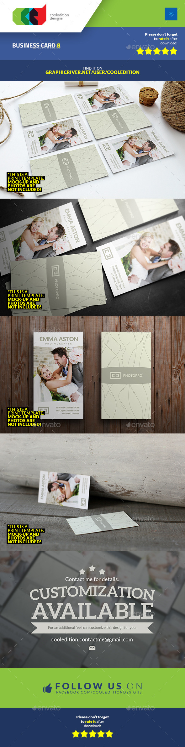 Business Card 8 - Retro/Vintage Business Cards