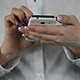 Close-Up Shot Of Female Hands Typing Sms - VideoHive Item for Sale