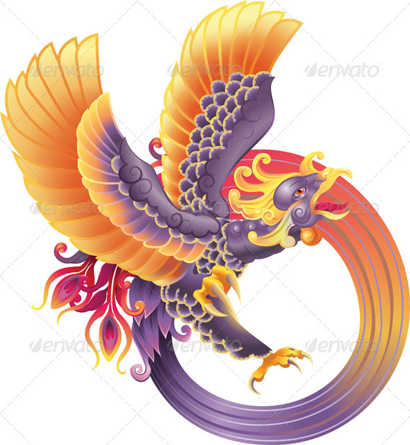 Phoenix Fire Bird - Animals Characters