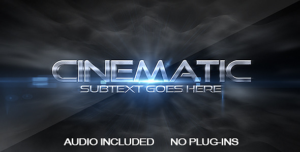 Cinematic Logo Ident - VideoHive 10540299
