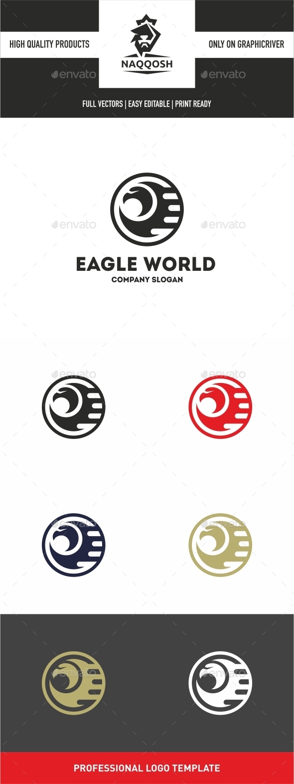 Eagle World - Logo Templates