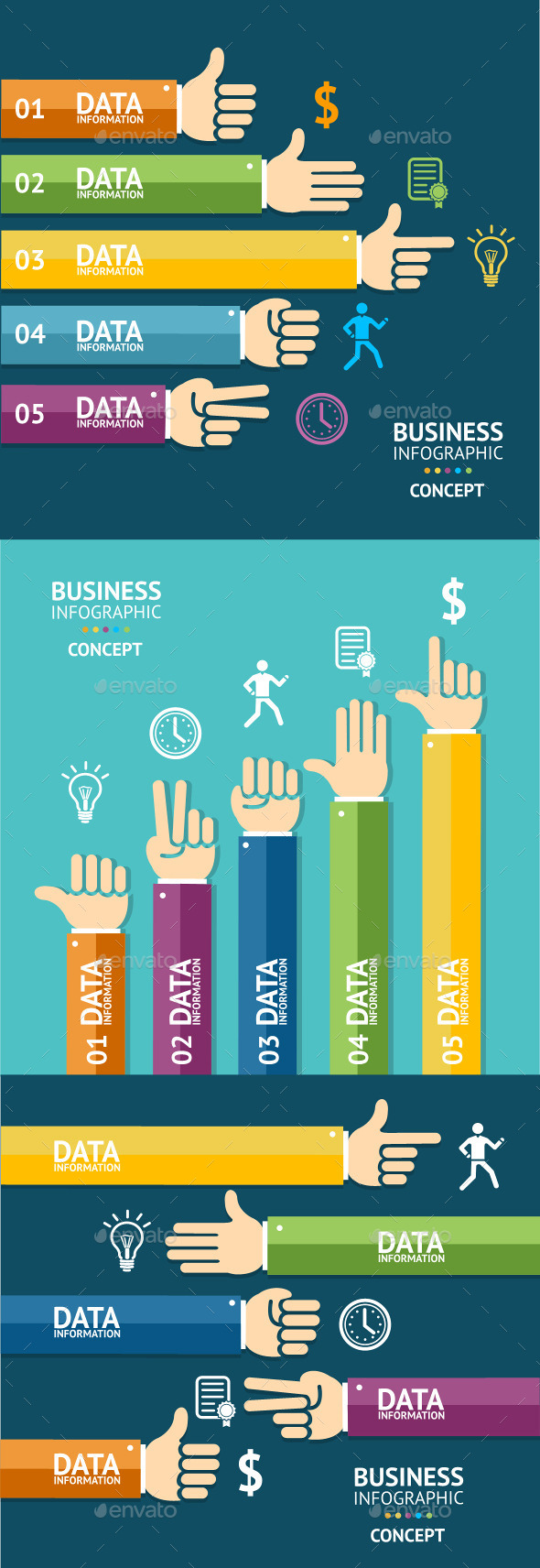 Vector Business Infographics - Business Conceptual