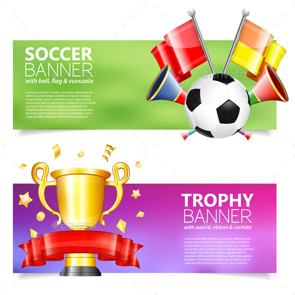 Soccer Banners - Sports/Activity Conceptual