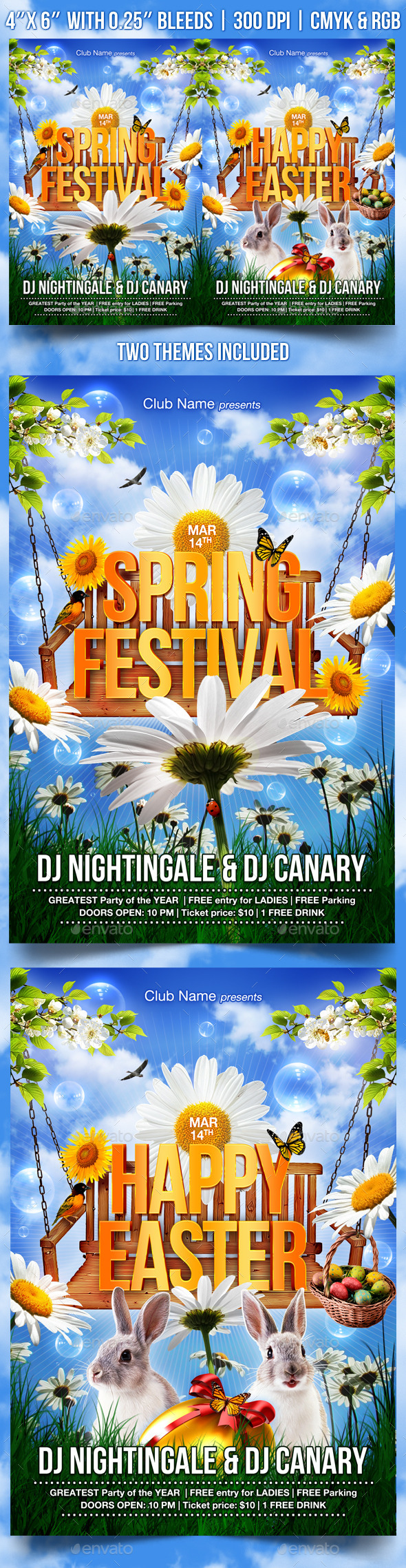 Spring and Easter Flyer Template