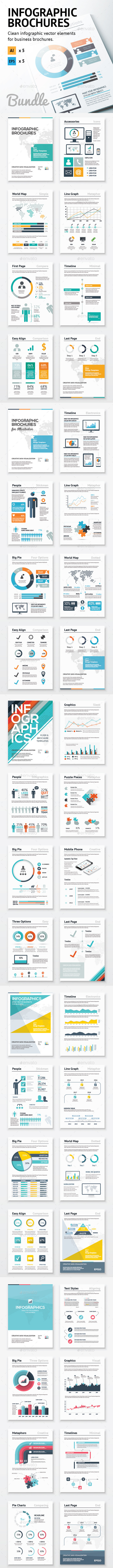 Infographic Brochure Elements Bundle - Infographics