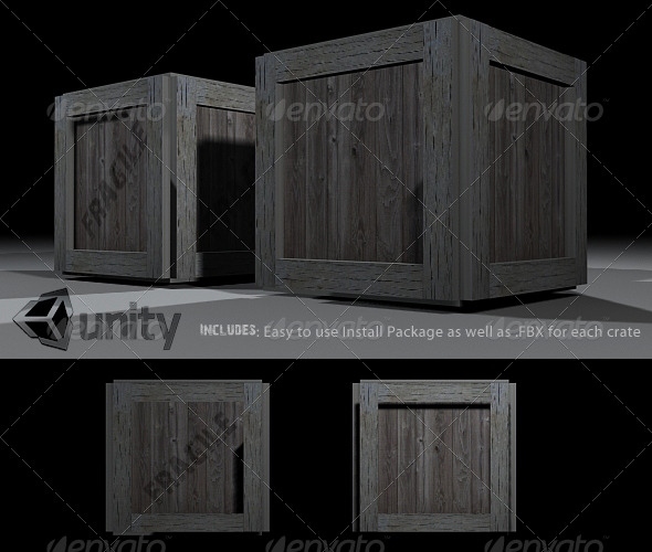 Crates Prefab - 3DOcean Item for Sale