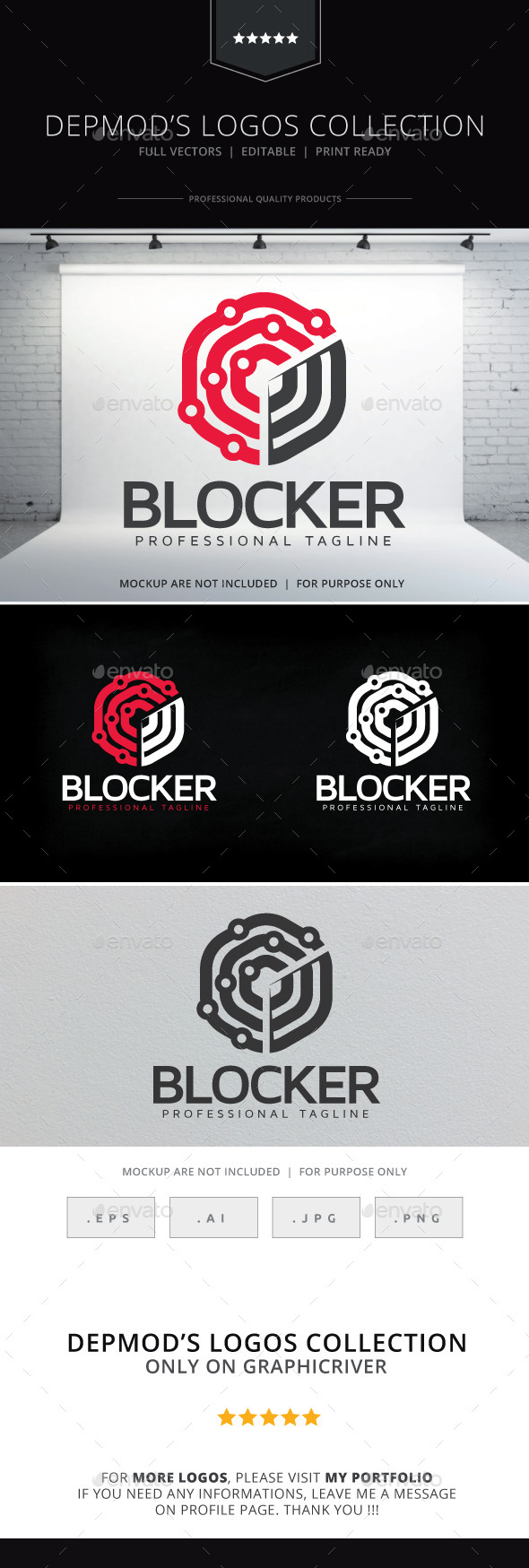 Blocker Logo - Abstract Logo Templates