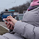 Woman Using Her Smartphone Sitting In Outdoor - VideoHive Item for Sale