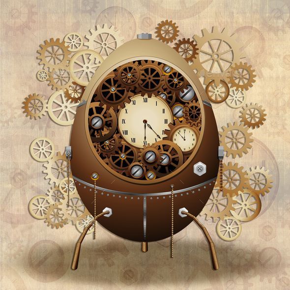 Steampunk Easter Egg - Seasons/Holidays Conceptual