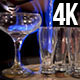 Burning Alcohol Cocktail In Shots 2 - VideoHive Item for Sale