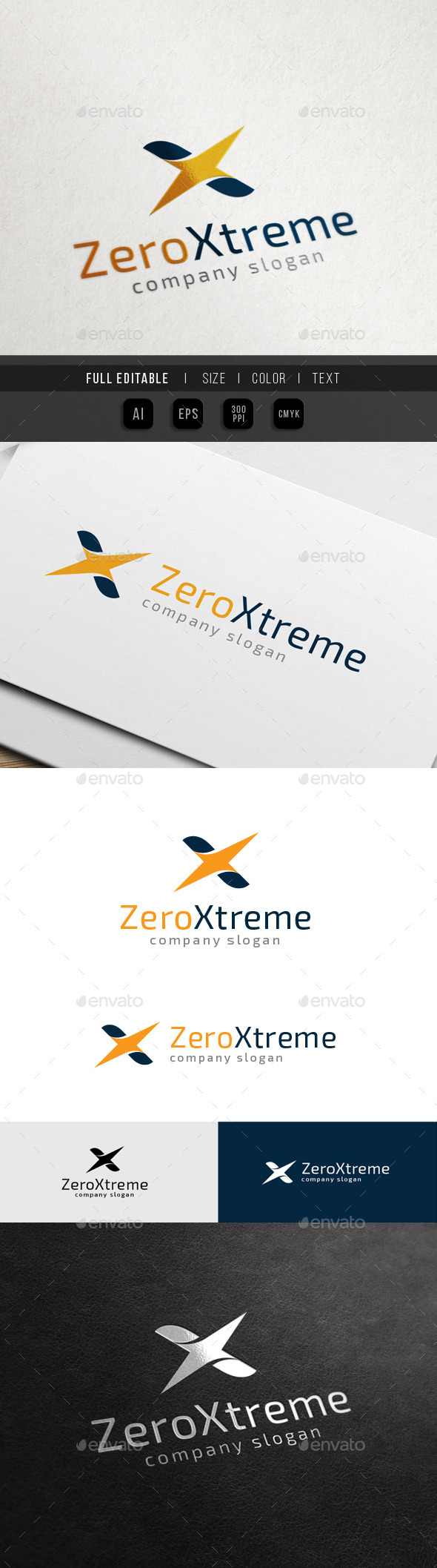Xtreme Z Game - Extreme Sport - Letters Logo Templates