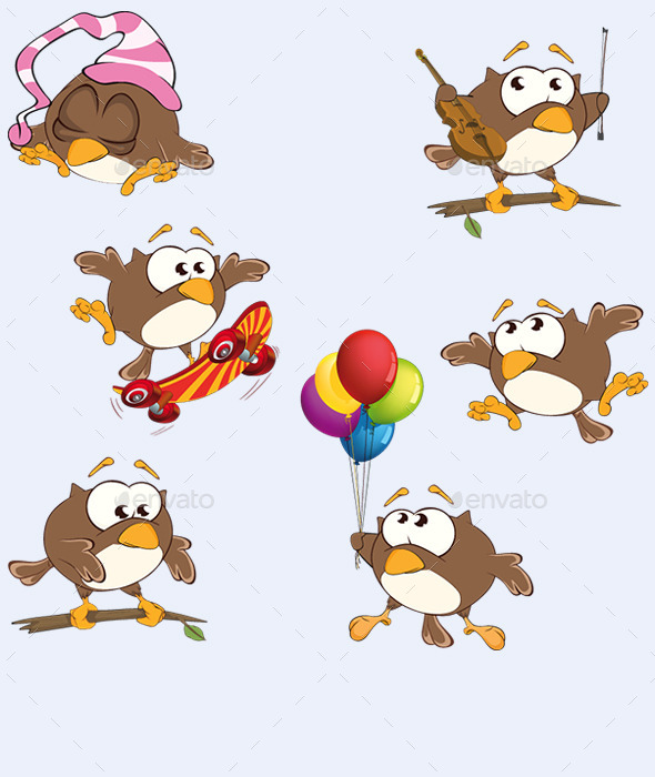 Owls - Animals Characters