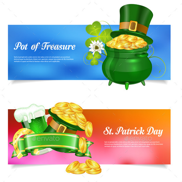 St. Patrick Day Banners - Miscellaneous Seasons/Holidays