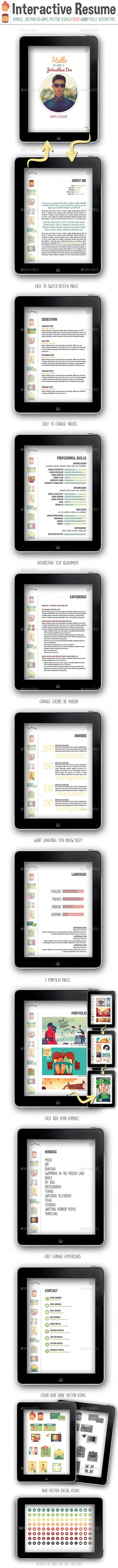 Interactive Resume PDF - Digital Magazines ePublishing