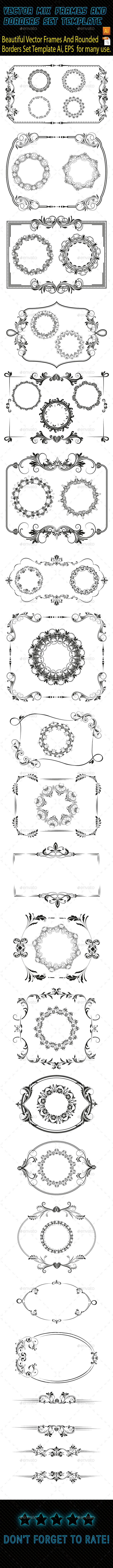 Frames and Borders Template - Borders Decorative