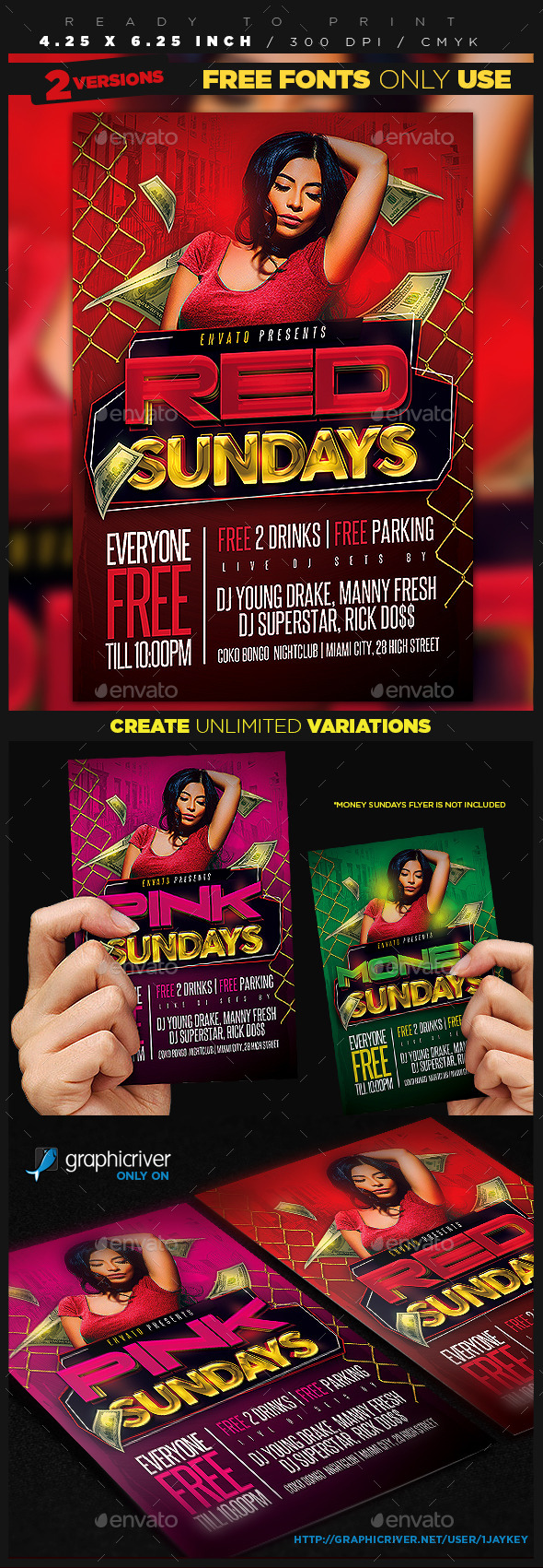 Color Days Party Flyer - Clubs & Parties Events